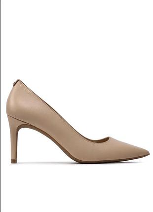 Туфлі на шпильці michael kors alina flex pump 40f2hnmp2l бежевий