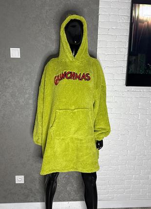 Плюшеве домашнє худі грінч grinch , one size