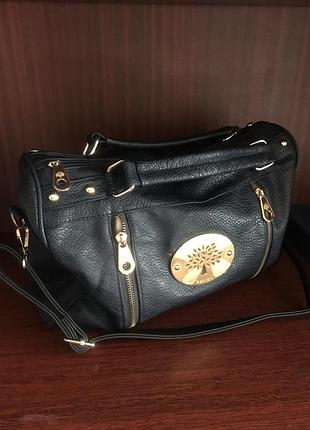 Mulberry синя сумка 4