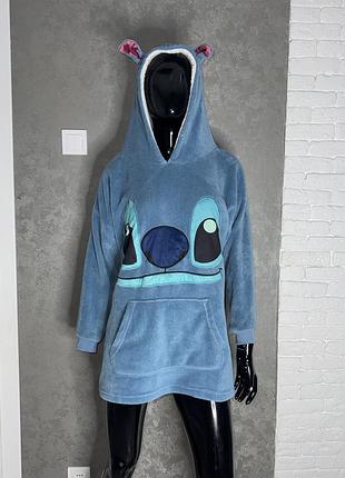 Плюшеве домашнє худі кофта stich, stich