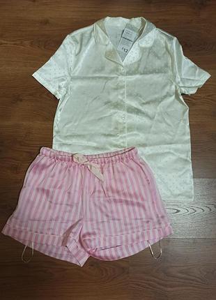 Женская сатиновая пижама