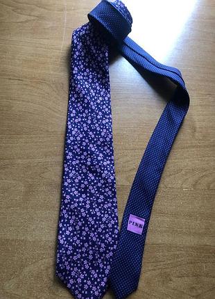 Шовкова краватка thomas pink (jermyn street london) — made in italy, 100% шовк