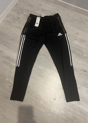 Спортивні чоловічі штани adidas чорні розмір м