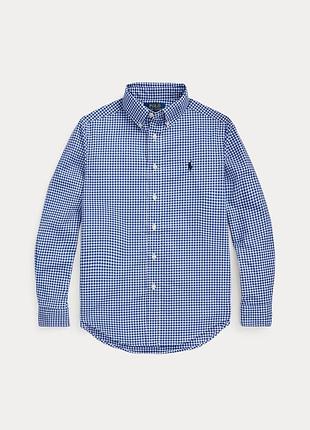 Сорочка polo ralph lauren kids з бавовняного попліну в смужку на вік 3-5років