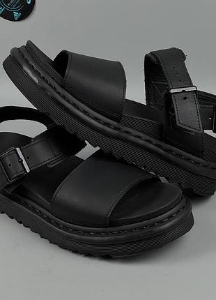 Dr. martens voss босоножки доктор мартинс кожаные сандали сланцы вьетнамки черевики сандалії шкіряні тапки тапочки кожа для міста на пляж мартина