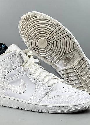 Nike jordan 1 mid кеды кеди кроссовки кросівки обувь взуття шкіра черевики демисезон ботинки кожа классика блейзер найк sb джордан шкіра