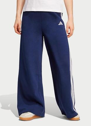 Брюки adidas 3-stripes fleece wide pant