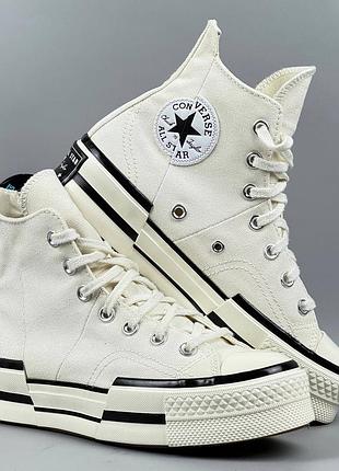 Converse chuck 70 plus кеди кросівки кеды кроссовки обувь взуття черевики для міста класичні повсякденне універсальні конверс конвера платформа