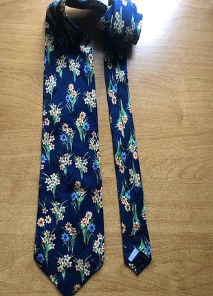 Шелковый галстук threads of silk london - ручная работа (hand sewn), 100% шелк