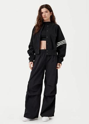 Брюки essentials ripstop черный loose fit