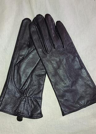 Кожаные перчатки f&f