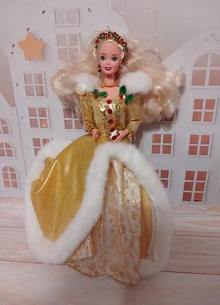 Коллекционная кукла barbie happy holidays 1994