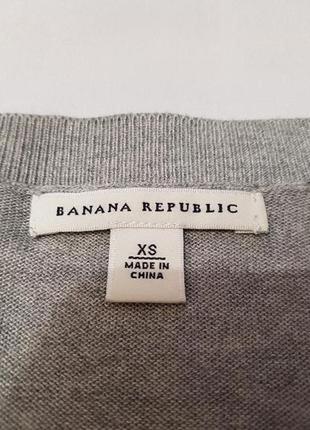 Banana republic кардиган шелковая кофта xxs-xs шелк меланж5 фото