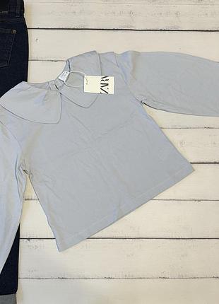 Блузка zara 11/12 152 блуза шкільна форма