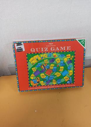 Винтажная детская настольная игра викторина quiz game от британского бренда st michael (marks &amp; spencer)