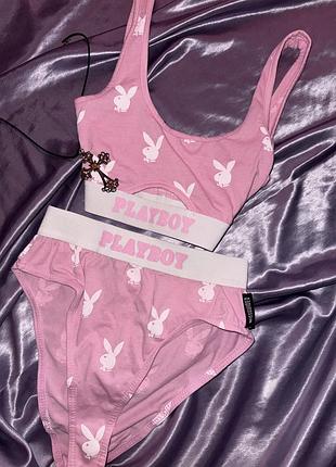 Дуже милий комплект білизни в ідеальному стані missguided x playboy
