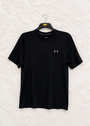 Спортивна футболка чоловіча under armour vanish seamless чорна, розмір l
