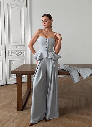 Костюм двійка брюки+корсет
