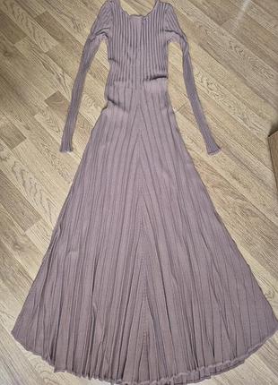 Продам довгу бежеву сукню zara