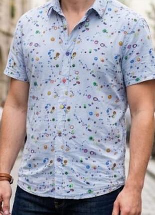 Мужская рубашка desigual с коротким рукавом /7