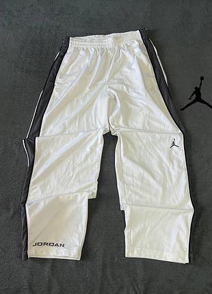 Штани air jordan knit track винтаж белые теплые xxl