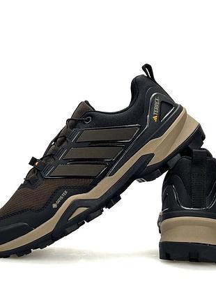 Чоловічі кросівки adidas terrex skychaser big size gtx black khaki