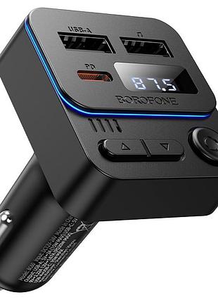 Азп fm модулятор borofone bc60 hero 35w (2usb-a/1c)
