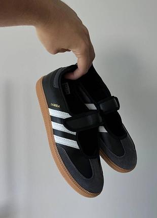 👟 кеди adidas samba jane black carbon / наложка bs👟