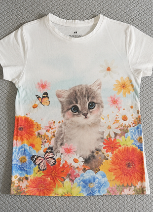 Детская футболка h&amp;m 122/128