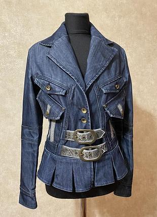 Піджак ексклюзивний жіночий джинсовий  motor jeans розмір
