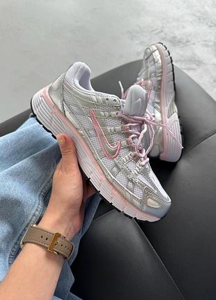 Nike p-6000 white elemental pink