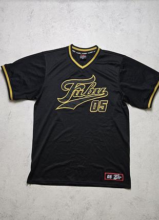 Реп футбол vintage fubu 05 mesh jersey black gold size m y2k hip hop streetwear