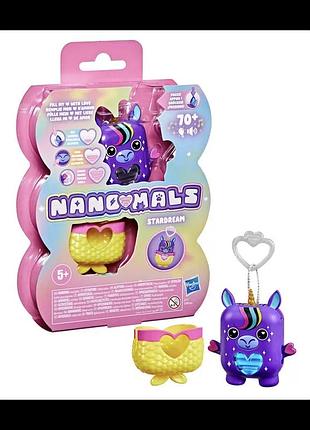 Интерактивный любимец nanomals hasbro интерактивная игрушка зверька интерактивный единорог электронные любимцы