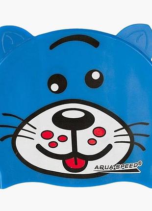 Шапка для плавания aqua speed dog 5760 детская osfm (оriгинал) 115-dog