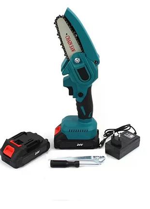 Аккумуляторная мини-пила krafftec chain saw 6″