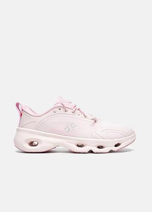 Розовые женские кроссовки loewe on cloudsolo pink х лойве 41