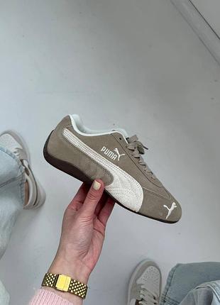 Puma speedcat beige white