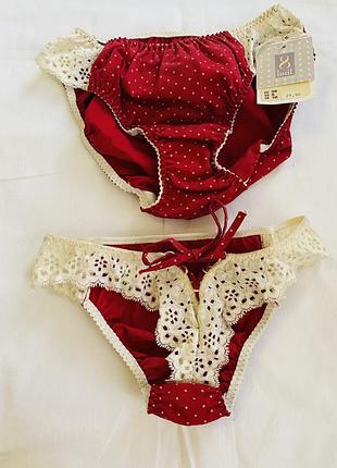 Трусы 8 huit новые с этикеткой стринги и слипы хлопок 44 s
