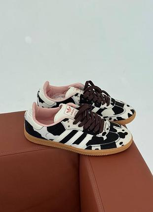 Adidas samba cow print