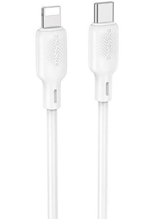 Дата кабель borofone bx113 lenny type-c to lightning 27w (1m) white
