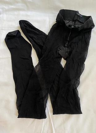 Колготы falke фальке оригинал 44 s 46 m  черные тонкие