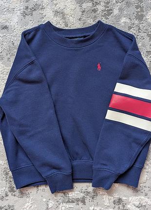 Свитшот хлопковый в стиле polo ralph lauren
