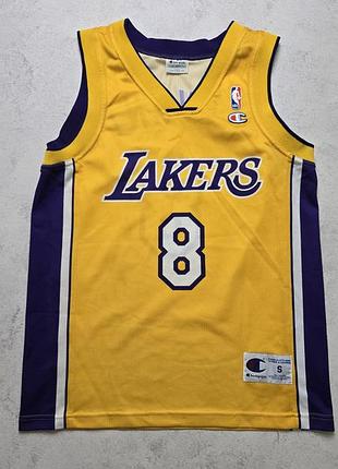 Баскетбольна майка vintage champion kobe bryant #8 los angeles lakers nba jersey