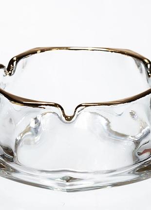 Пепельница стеклянная 12 см yiwu hp-34-66