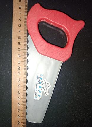 Игрушечная пластиковая пила ручная ножовка детская friction tools аксессуар для игры