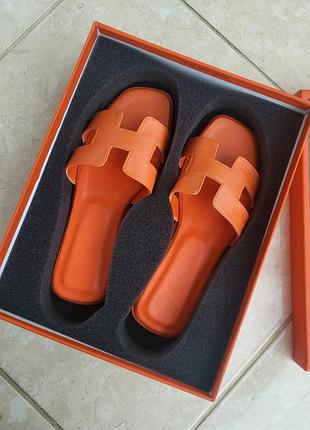 Hermes oran slippers orang