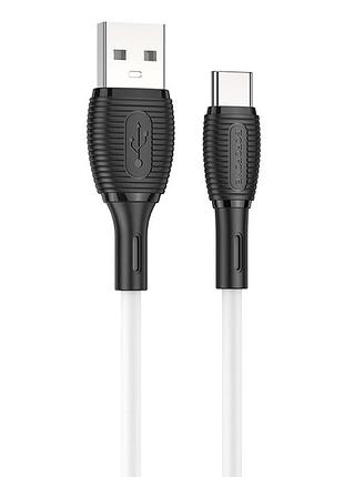 Дата кабель borofone bx86 advantage usb to type-c 2.4a (1m) white