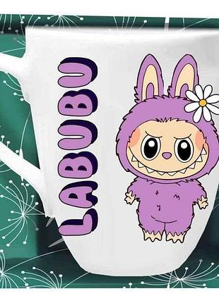 Чашка 200мл labubu фиолетовый в под. коробке тм farglass