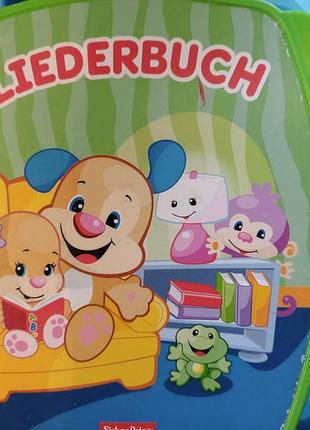 Интерактивная музыкальная книжка fisher-price liederbuch на немецком языке