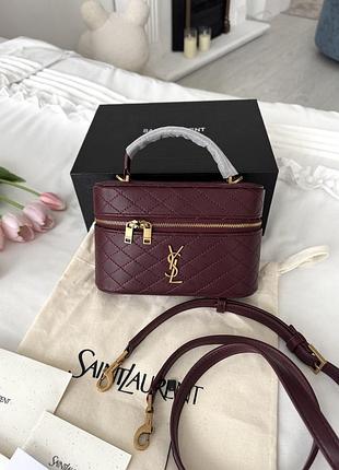 Yves saint laurent gaby vanity burgundy